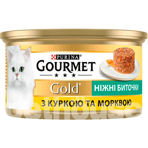 Gourmet Gold Ніжні биточки з куркою та морквою