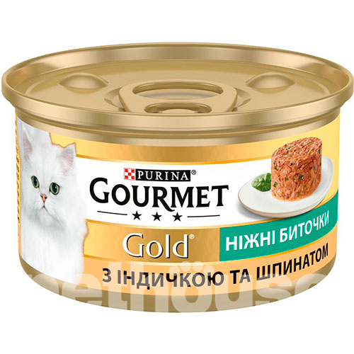 Gourmet Gold Нежные биточки с индейкой и шпинатом
