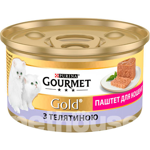 Gourmet Gold Паштет с телятиной для котят