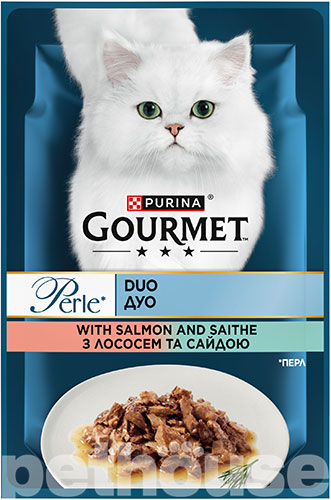 Gourmet Perle Duo с лососем и сайдой