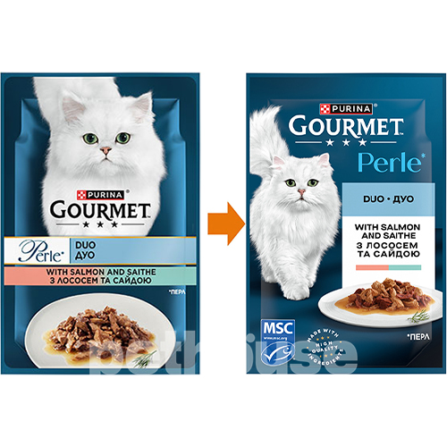 Gourmet Perle Duo з лососем та сайдою