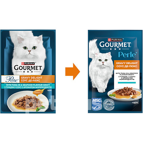 Gourmet Perle Соус Де-Люкс Мініфіле з тунцем у соусі