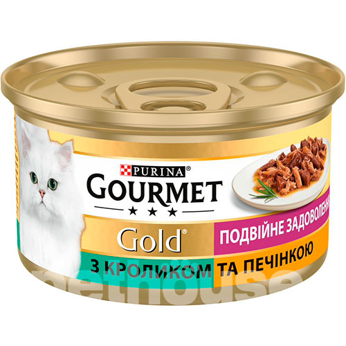 Gourmet Gold Кусочки в подливке c кроликом и печенкой
