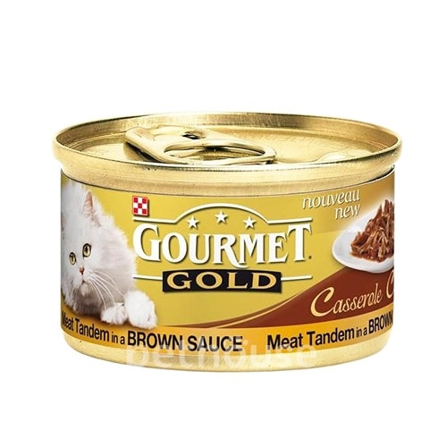 Gourmet Gold мясной тандем в соусе