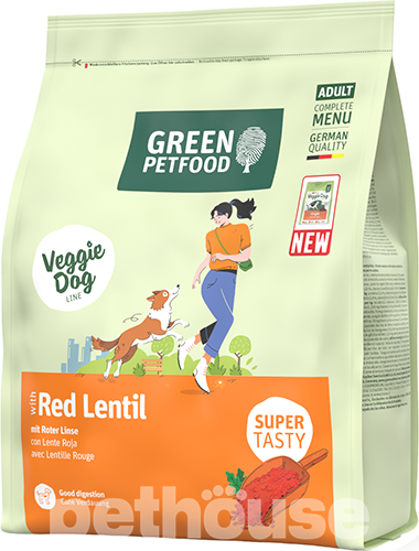 Green Petfood VeggieDog Red Lentil Adult