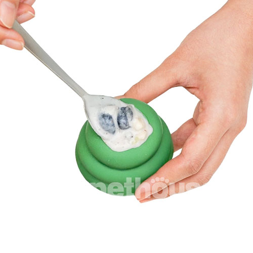 Green Sheep Natural Rubber Ball L Резиновый мяч для собак, 9 см