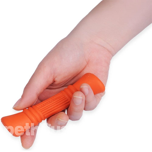 Green Sheep Natural Rubber Bone S Резиновая кость для собак, 12 см