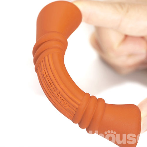 Green Sheep Natural Rubber Bone S Резиновая кость для собак, 12 см