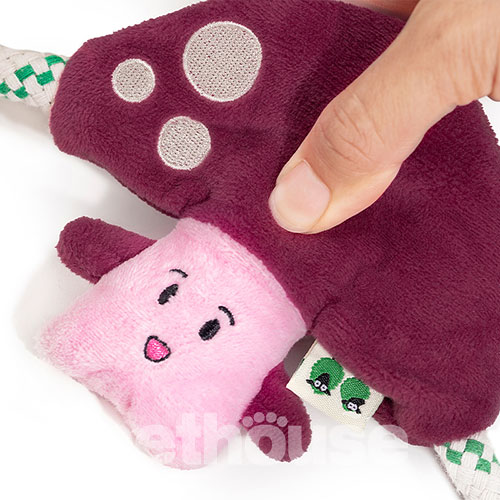 Green Sheep Stuffing Free S Игрушка "Гриб" для собак