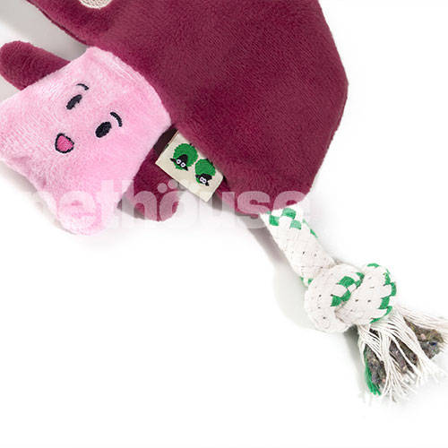 Green Sheep Stuffing Free S Игрушка "Гриб" для собак