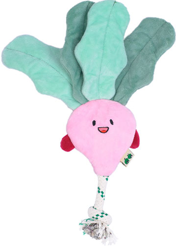 Green Sheep Stuffing Free M Игрушка "Редька" для собак