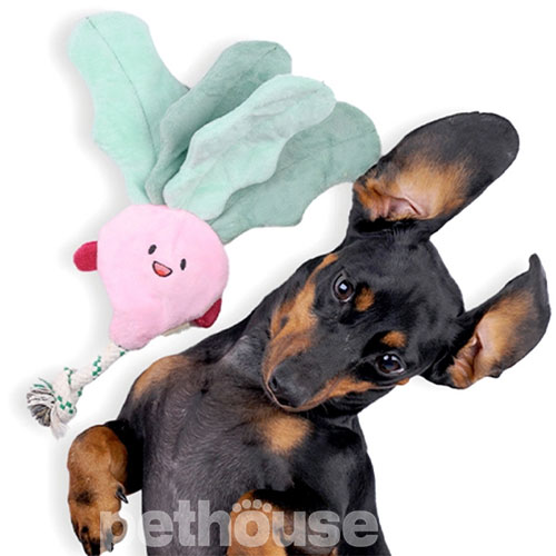 Green Sheep Stuffing Free M Игрушка "Редька" для собак