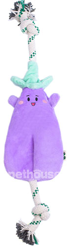 Green Sheep Stuffing Free L Игрушка "Баклажан" для собак