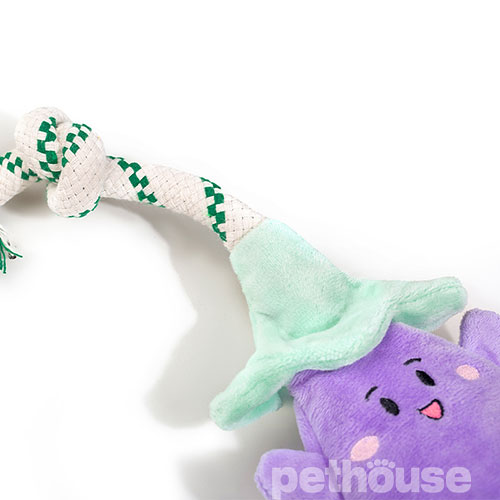Green Sheep Stuffing Free L Игрушка "Баклажан" для собак