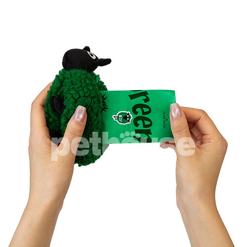 Green Sheep Poop Bag Rolls Набор пакетов для уборки, без аромата