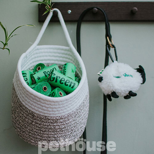 Green Sheep Poop Bag Rolls Набор пакетов для уборки, без аромата