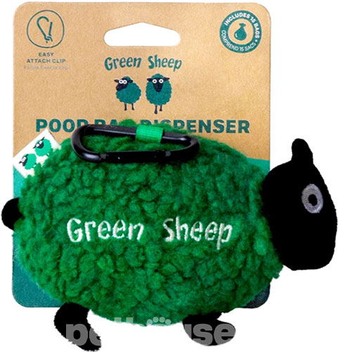 Green Sheep Plush Sheep Dispenser Контейнер "Вівця" для пакетів