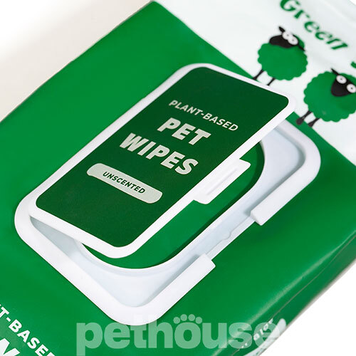 Green Sheep Plant-Based Pet Wipes Вологі серветки для домашніх тварин