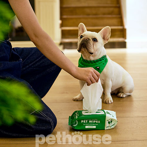 Green Sheep Plant-Based Pet Wipes Вологі серветки для домашніх тварин
