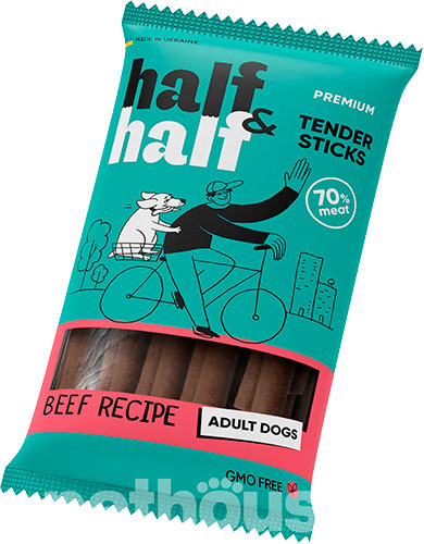 Half&Half Adult Dogs Мясные палочки с говядиной для собак