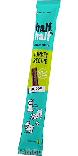 Half&Half Puppy М'ясна паличка з індичкою для цуценят