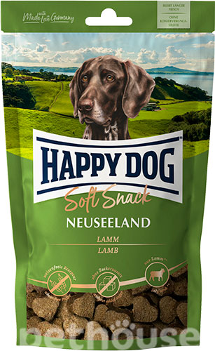 Happy Dog SoftSnack Neuseeland з ягням і рисом для середніх і великих порід собак