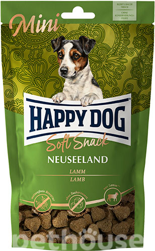 Happy Dog SoftSnack Mini Neuseeland з ягням і рисом для малих порід собак
