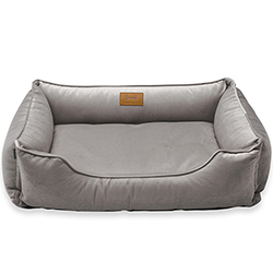 Harley and Cho М'який лежак з бортами Velour Grey