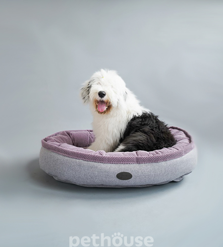 Harley and Cho Овальный лежак для собак Donut Pink, фото 5