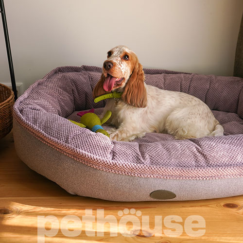 Harley and Cho Овальный лежак для собак Donut Pink, фото 6