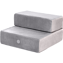 Harley and Cho Tetris Single Gray Velour Ступеньки для собак