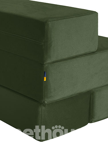 Harley and Cho Tetris Double Green Velour Сходинки для собак