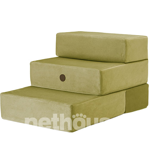 Harley and Cho Tetris Double Olive Velour Сходинки для собак