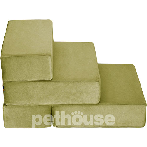 Harley and Cho Tetris Double Olive Velour Сходинки для собак