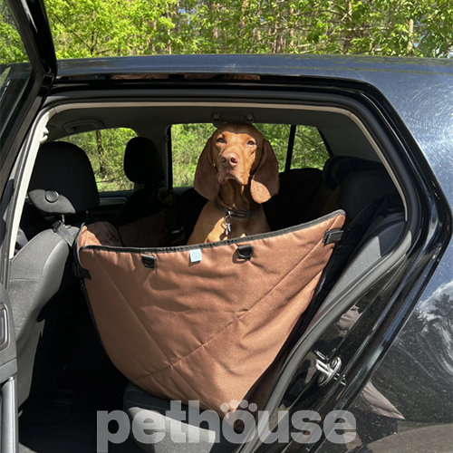 Harley and Cho Saver Brown Автогамак для собак