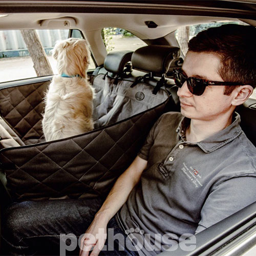 Harley and Cho Saver Gray Автогамак на два сиденья для собак