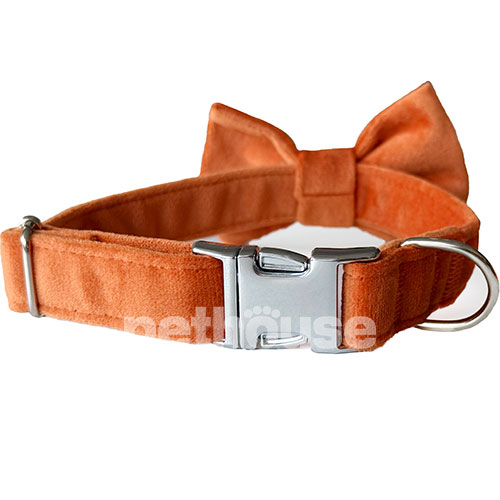 Harley and Cho Нашийник-метелик для собак і котів Orange