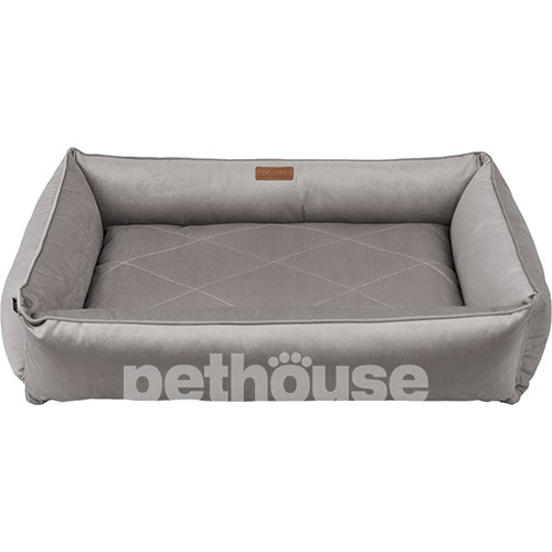 Harley and Cho Мягкий лежак с бортами Sofa Velour Gray Harley and Cho Мягкий лежак с бортами Sofa Velour Gray