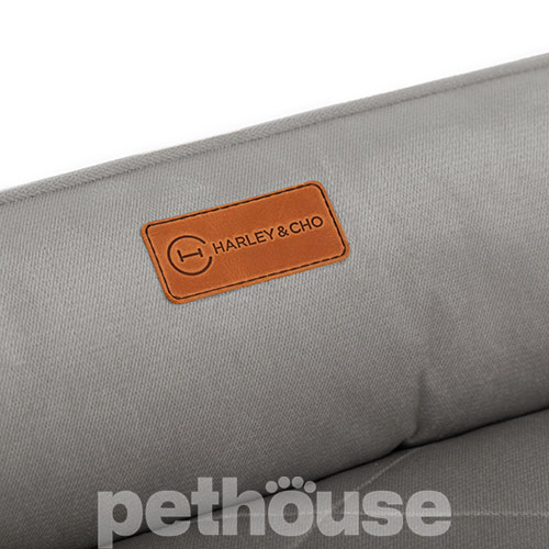 Harley and Cho Мягкий лежак с бортами Sofa Velour Gray Harley and Cho Мягкий лежак с бортами Sofa Velour Gray