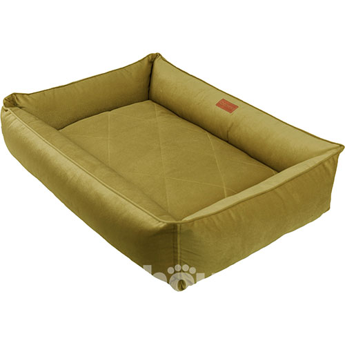 Harley and Cho Мягкий лежак с бортами Sofa Velour Olive Harley and Cho Мягкий лежак с бортами Sofa Velour Olive