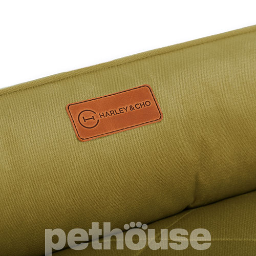 Harley and Cho Мягкий лежак с бортами Sofa Velour Olive Harley and Cho Мягкий лежак с бортами Sofa Velour Olive