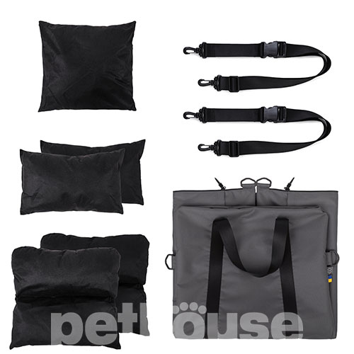 Harley and Cho Buggy Gray Автокрісло-лежак для собак