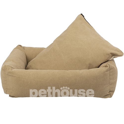 Harley and Cho М'який лежак з бортами Haven Canvas Linen