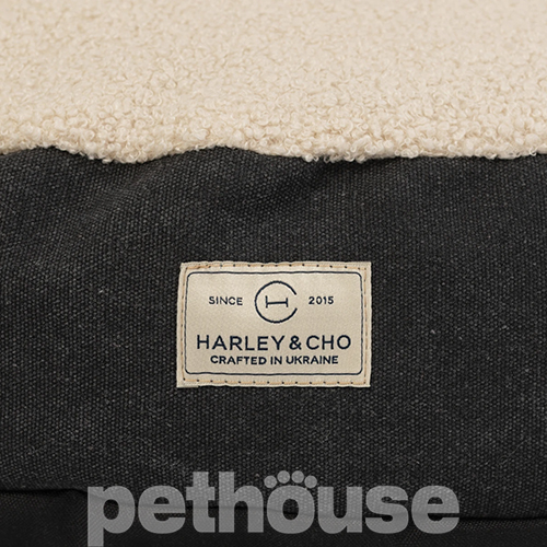 Harley and Cho Мягкий лежак с капюшоном  Cover Canvas Graphite