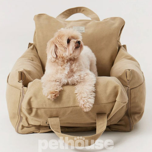 Harley and Cho Buggy Canvas Linen Автокрісло-лежак для собак Harley and Cho Buggy Canvas Linen Автокрісло-лежак для собак