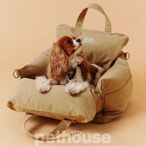 Harley and Cho Buggy Canvas Linen Автокрісло-лежак для собак Harley and Cho Buggy Canvas Linen Автокрісло-лежак для собак