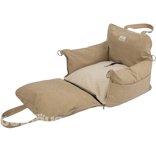 Harley and Cho Buggy Canvas Linen Автокрісло-лежак для собак Harley and Cho Buggy Canvas Linen Автокрісло-лежак для собак