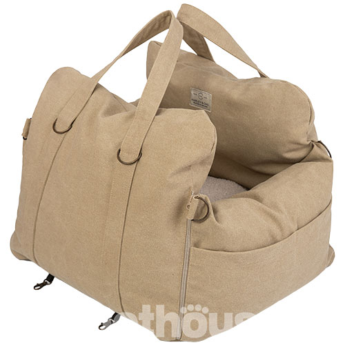 Harley and Cho Buggy Canvas Linen Автокрісло-лежак для собак Harley and Cho Buggy Canvas Linen Автокрісло-лежак для собак