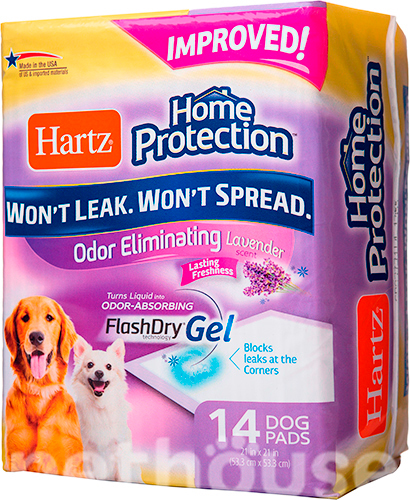 Hartz Odor Eliminating Pads Пеленки для собак, с ароматом лаванды, фото 2