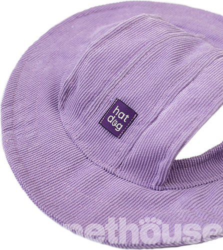 Hat-Dog Панама з вельвету для собак, лавандова
